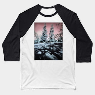 Trees and Shadows Baseball T-Shirt